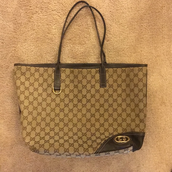 Gucci Handbags - Authentic Gucci Monogram Tote
